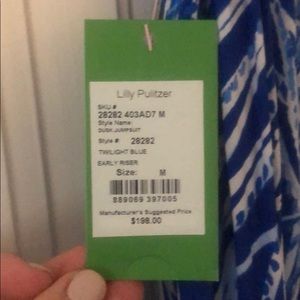 NWT Lilly Pulitzer jumpsuit